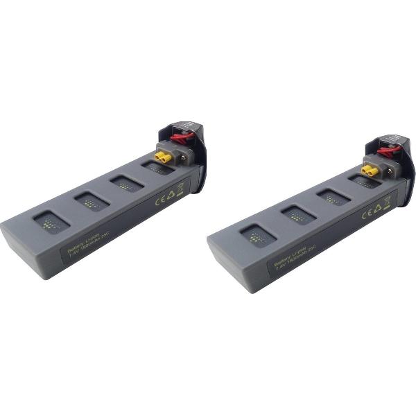 2 Batterijen voor MJX Bugs 2 Drone - 4V - 1800mAh - Li-po incl. Oplader