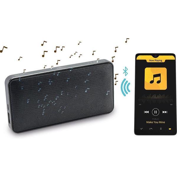 Caliber HPG324BT -Bluetooth speaker - Alluminium - Powerbank 2,1A - handsfree bellen