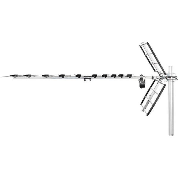 TV-Antenne voor Buiten | Max. 13 dB Versterking | UHF: 470 - 694 MHz | 13 Componenten