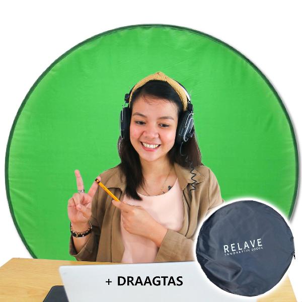 Green Screen 105CM - Achtergronddoek - Groen Doek - Game Capture - Uitvouwbaar Scherm