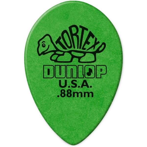 Dunlop Tortex Small Teardrop Pick 0.88 mm 6-pack plectrum