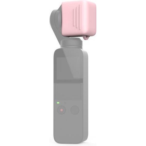 Siliconen beschermende lensafdekking voor DJI OSMO Pocket (roze)