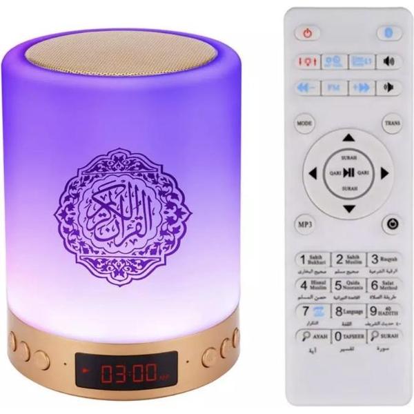 Koran speaker - Bluetooth speaker - Smart speaker - Draadloze luidspeaker - Led lamp Touch - Quran lamp