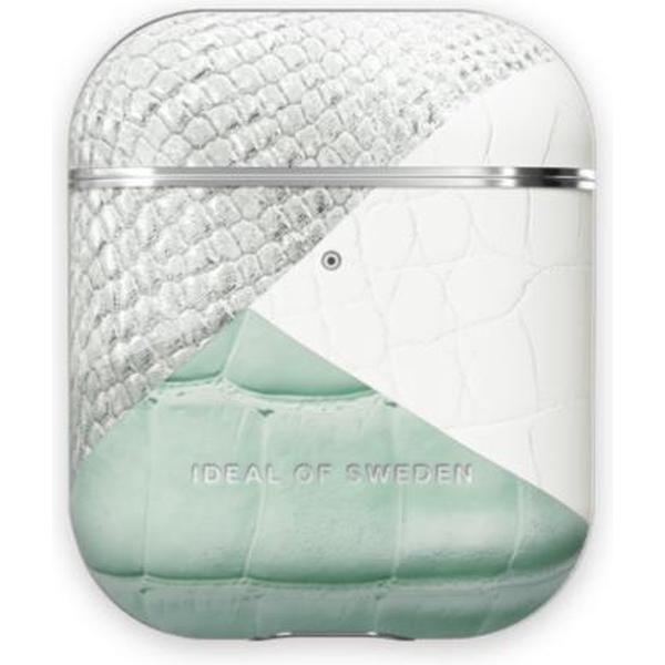 iDeal of Sweden AirPods Case PU voor 1st & 2nd Generation Palladian Mint Snake