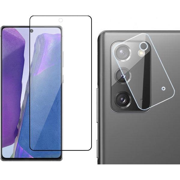 Samsung Note 20 Screenprotector - Samsung Galaxy Note 20 Screen Protector Glas en Samsung Note 20 Screenprotector Camera