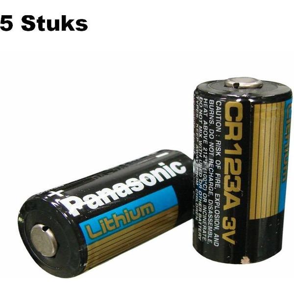 5 Stuks - CR123A Panasonic Industrial