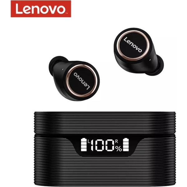 Lenovo LP12 Draadloze Oortelefoon Tws Bluetooth 5.0 - Waterdichte Sport Headset - Intelligente Oplaad Tui Met Digitale Display - Zwart