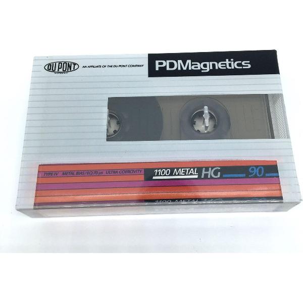 Audio Cassettebandje PDM Magnetics 1100 Metal HG-90 Type IV / jaar 1983-86 / Uiterst geschikt voor alle opnamedoeleinden / Sealed Blanco Cassettebandje / Cassettedeck / Walkman / PDM cassettebandje.