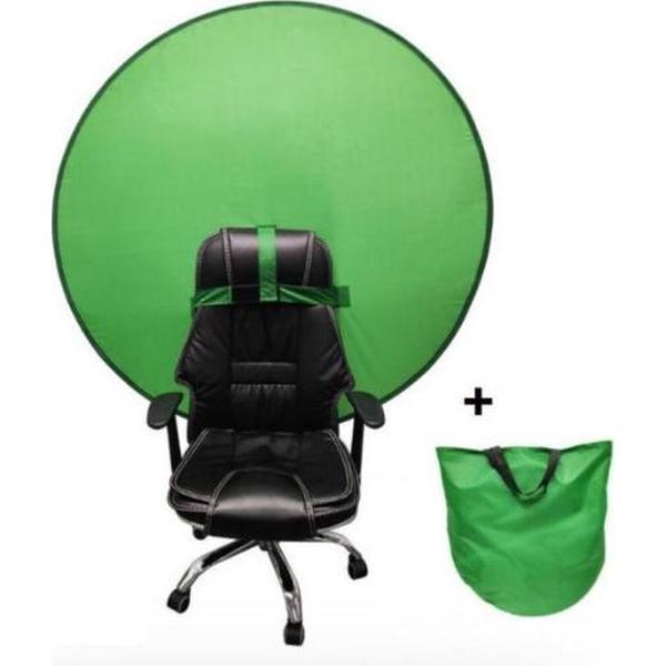 Green Screen Doek | voor Stoel | Studio | Groen Doek Achtergrond | Rond | 142 cm