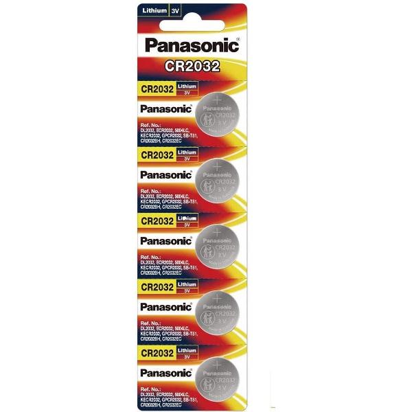 Panasonic CR2032 3V Lithium Knoopcel Batterij