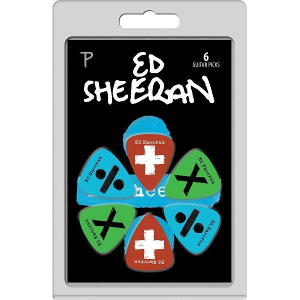 Perri's Ed Sheeran 6-pack Medium plectrum 0.71 mm