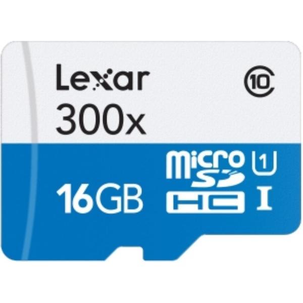 Lexar microSDHC High-Performance UHS-I 300x 16GB