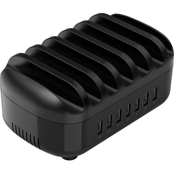 Orico Oplaadstation voor 7 tablets/smartphones 70W - 2.4A - Zwart