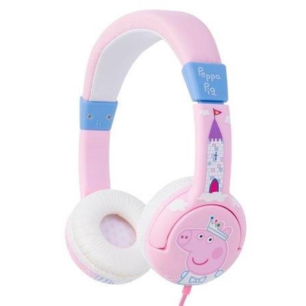 OTL Technologies Peppa Pig Princess Hoofdtelefoons Hoofdband Blauw, Roze, Wit
