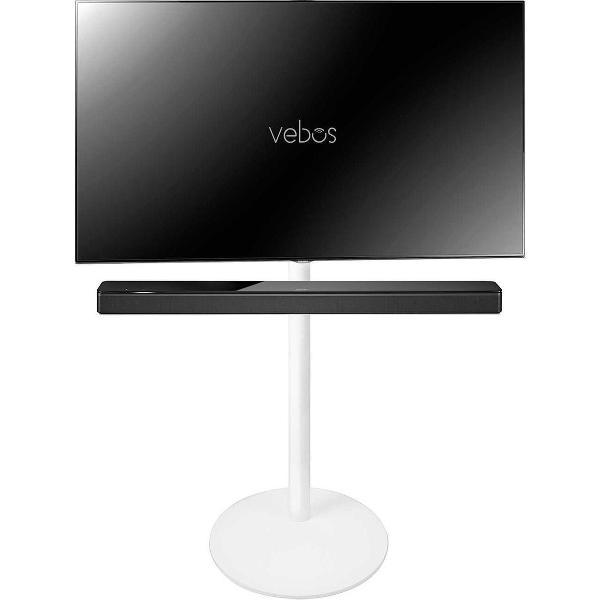Vebos tv standaard Bose Soundbar 700 wit | Hoogte 99-119 cm | 40 - 65 Inch | Max 35 kg
