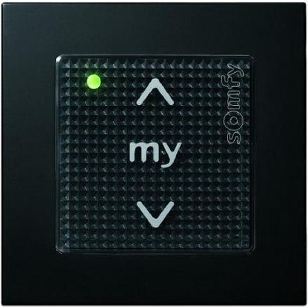 Somfy Smoove RTS wandzender - zwart