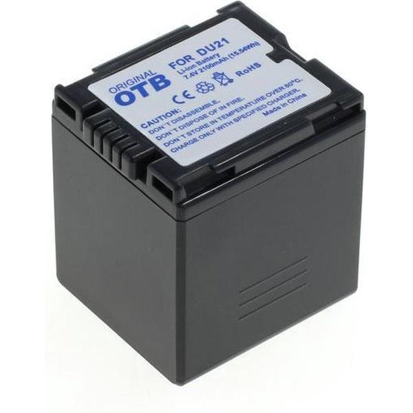 OTB Camera accu compatibel met Panasonic CGA-DU21, VW-VBD210 en Hitachi DZ-BP21 en LIP21