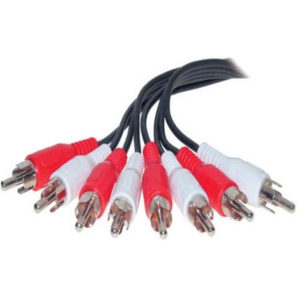 S-Impuls Tulp stereo audio kabel - 4x RCA - 2,5 meter