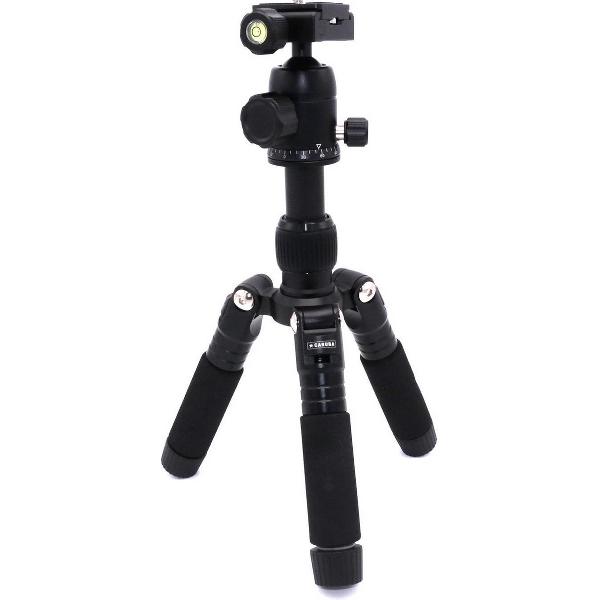 Caruba Tafelstatief / Reisstatief Compactstar51 - Compleet en compact statief - Zwart