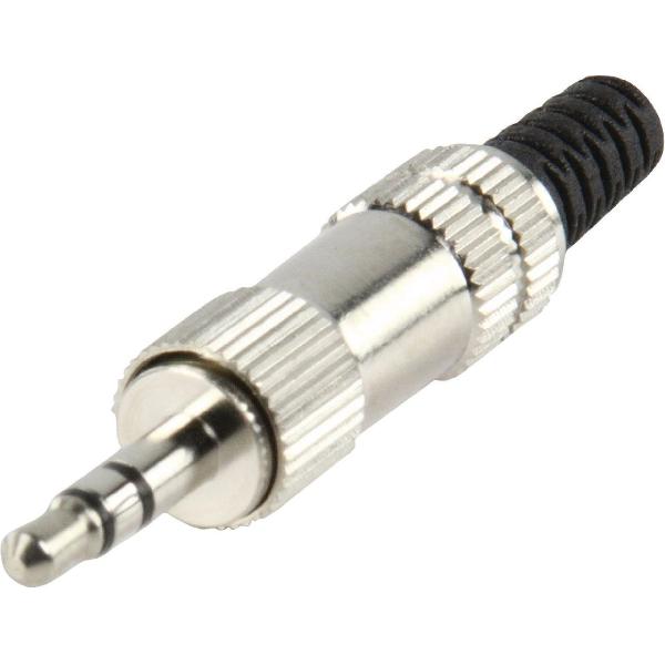 Stereo Connector 3.5 mm Male Silver