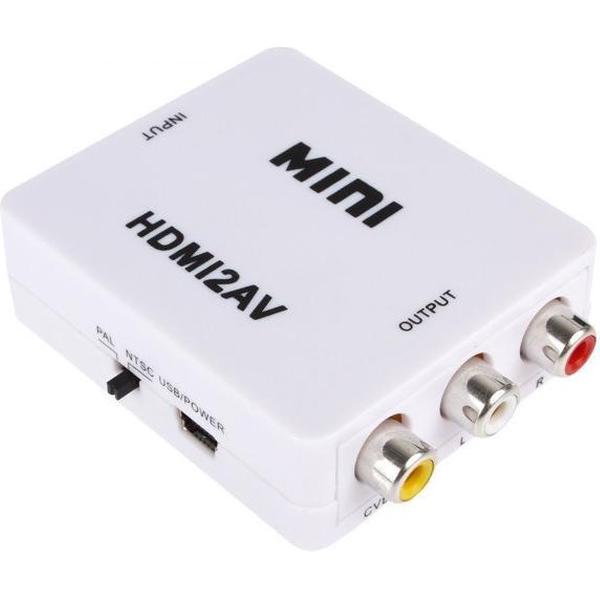 Dolphix HDMI naar Tulp Composiet AV converter / wit