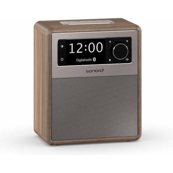 Sonoro EASY V2 - Draagbare DAB+ Radio + Bluetooth - Walnoot