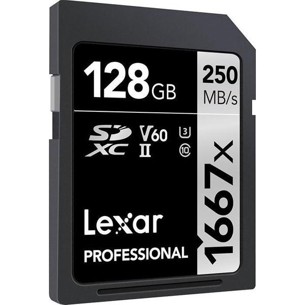 Lexar SDXC Professional UHS-II 1667x 128GB V60