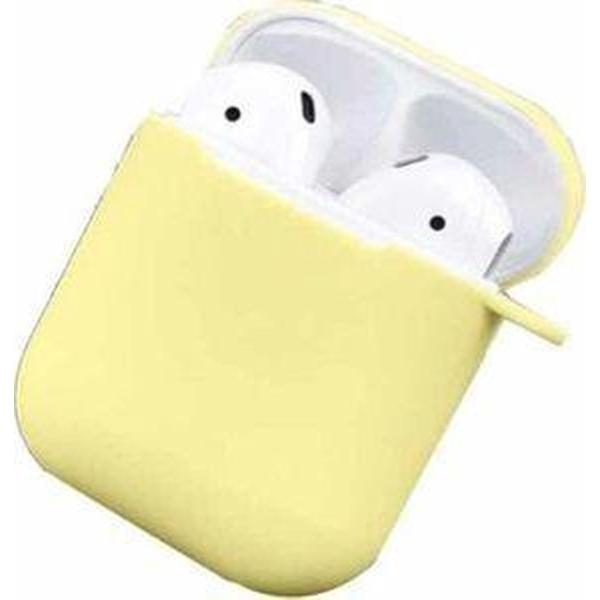 iGlove Series 360 Siliconen Beschermhoes voor Apple AirPods - Geel