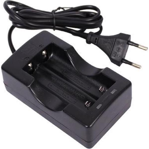 Dubbele oplader 18650