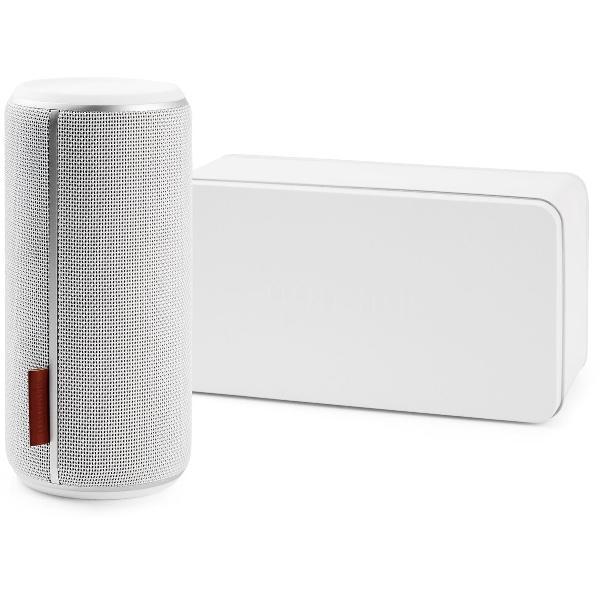Nomads Audio BASEone - Draadloze Bluetooth speaker - Koppelbaar - Multiroom - Waterbestendig IPX5 - Wit