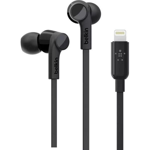 Belkin ROCKSTAR™ in-ear oordopjes met Apple Lightning-connector - Zwart