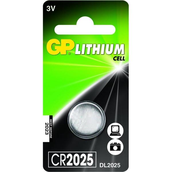 GP Batteries Lithium Cell CR2025 Wegwerpbatterij