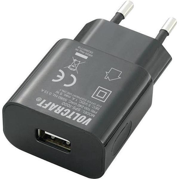 VOLTCRAFT SPS-1000 USB VC-10904490 USB-oplader Thuis Uitgangsstroom (max.) 1000 mA 1 x USB