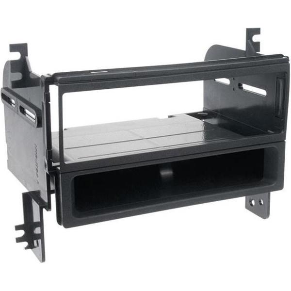 1-DIN Paneel met aflegbakje. Hyundai Tucson 2005 - 03/2010 Kleur: Zwart