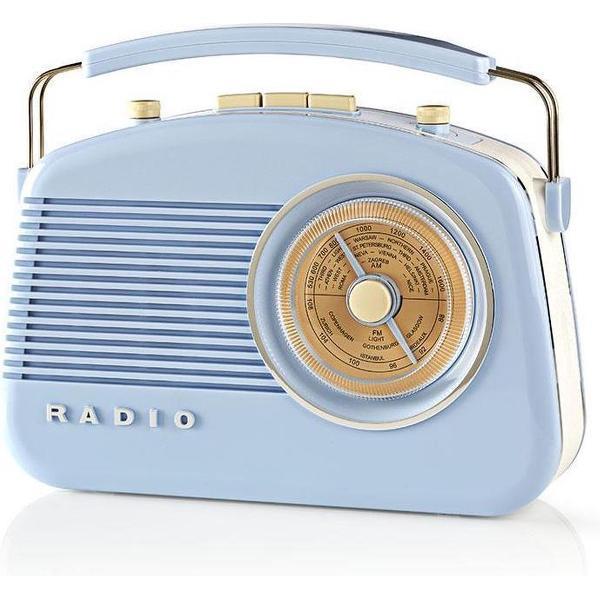 Nedis Retro AM/FM radio / blauw