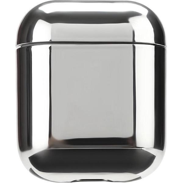 AirPods Hoesje | AirPods Case | Bling | Chrome Zilver | Chroom | Vaderdag Kados | Vader Cadeautjes | Geschenk