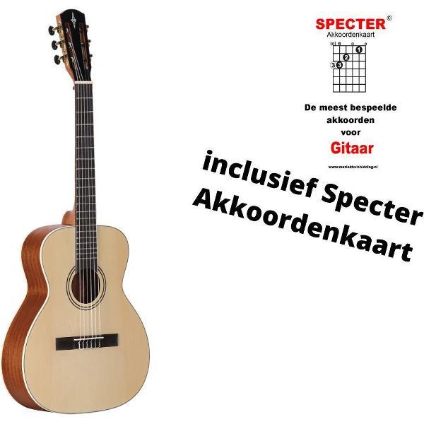 Alvarez 3/4 Klassieke gitaar met handige akkoordenkaart
