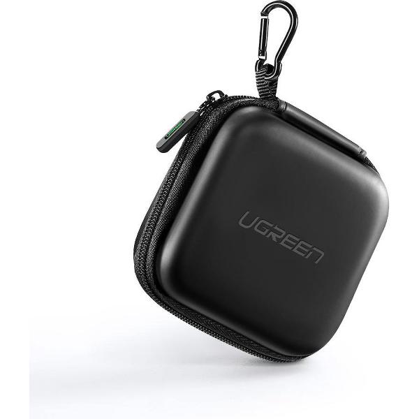 UGreen Beschermhoesje / Case / Koptelefoonhoes / Opberg Etui - Geschikt voor Earpods / Airpods / Bluetooth Headset / In-ear Oortjes / Beats / JBL / Bose / USB stick / Laadkabel - Zwart
