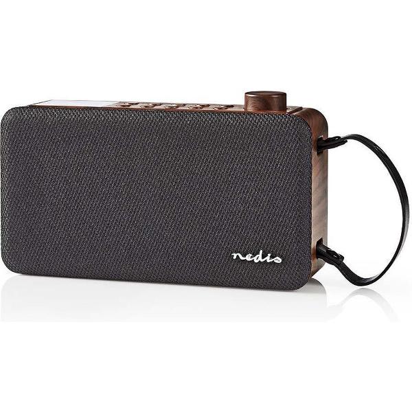 Nedis Draagbare Radio DAB+ Draagbare Radio DAB+ Bleutooth - Bruin/Zwart