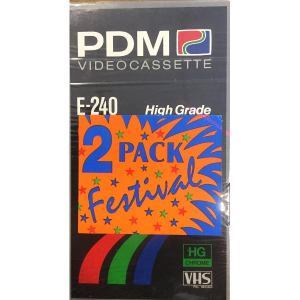 VHS PDM videocassette 2-pack E-240