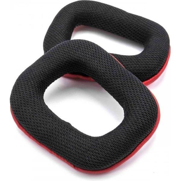 VHBW Oorkussens compatibel met Logitech F540, G35, G430 en G930 gaming headsets / rood