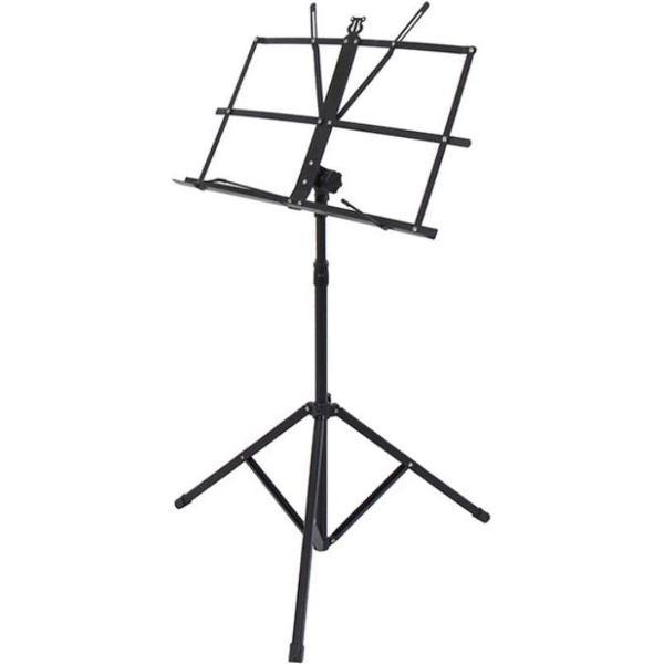 WiseGoods - Premium Universele Muziekstandaard - Statief voor Muziek - Standaard - Verstelbaar in Hoogte - met Draagtas