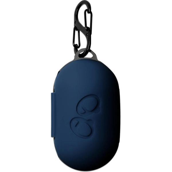 KELERINO. Hoesje voor Samsung Galaxy Buds - Fullcover - Donkerblauw