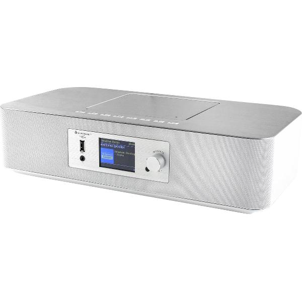 Soundmaster ICD2020WE Internetradio DAB+, FM , CD en netwerkspeler, wit