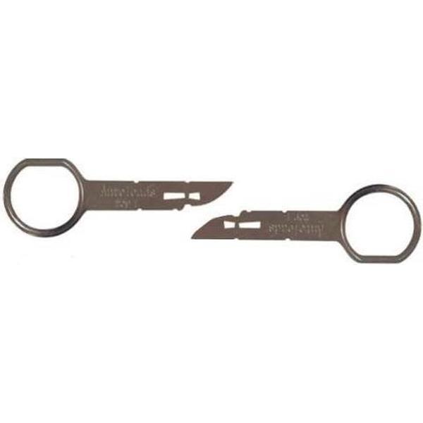 Autoradio verwijder sleutels Mercedes - demontage