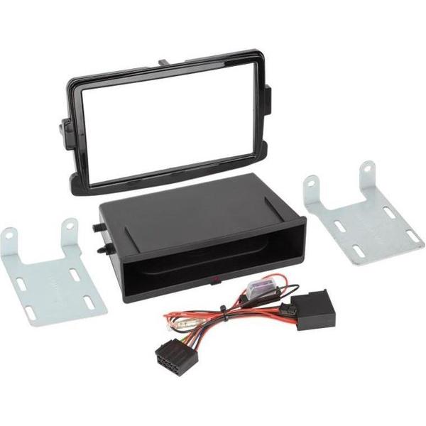 2-DIN paneel Inbay® Dacia / Opel / Renault >Piano zwart