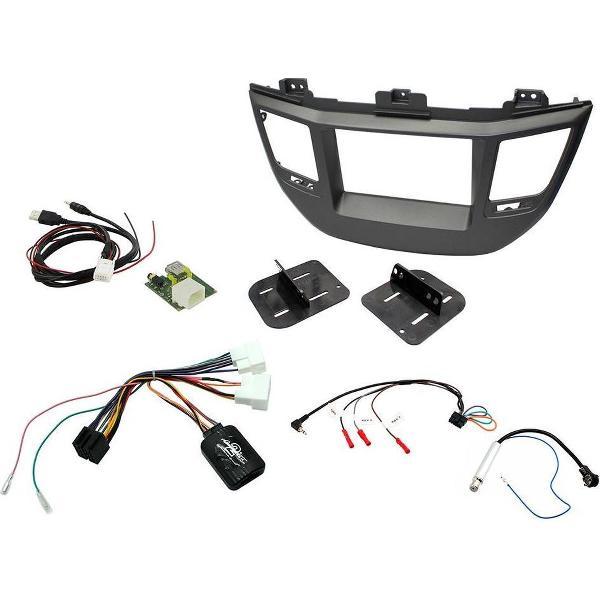 2-DIN KIT Hyundai Tucson 2015- Zilver