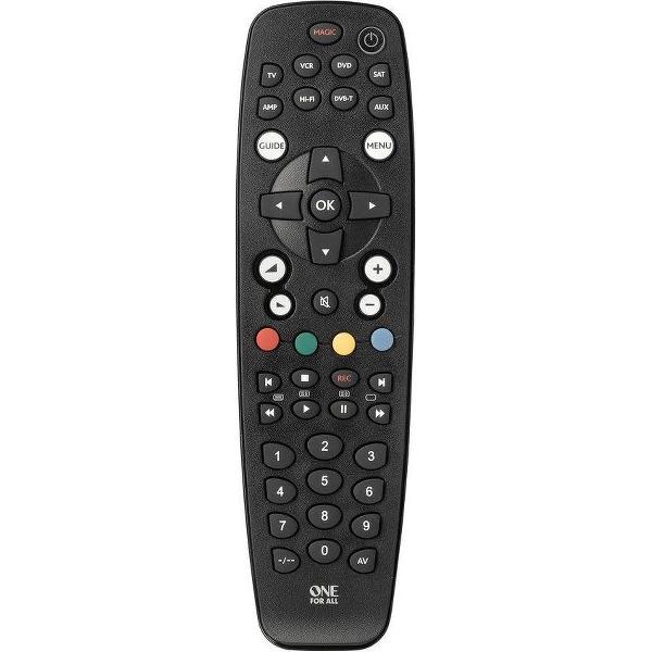 One For All OFA 8 URC 2981 Universele Afstandsbediening - Zwart
