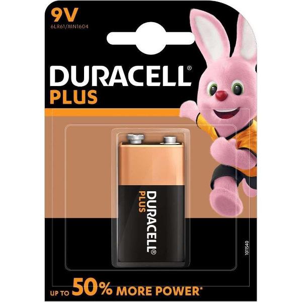 Duracell - Plus alkaline 9V-batterij