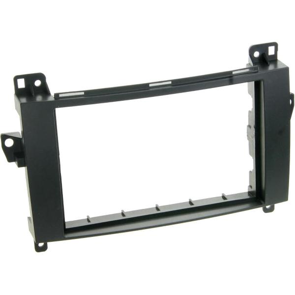 2-DIN Paneel Mercedes Benz A-Klasse/ B Klasse / Viano / Vito Kleur: Zwart